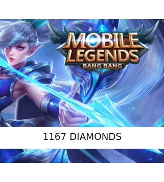 Mobile Legends 20 USD - 1167 Diamonds US Key 